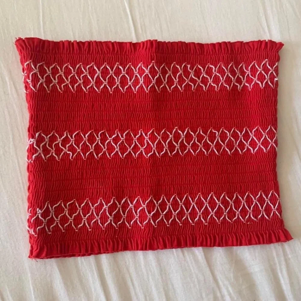 garage red tube top - Picture 2 of 3